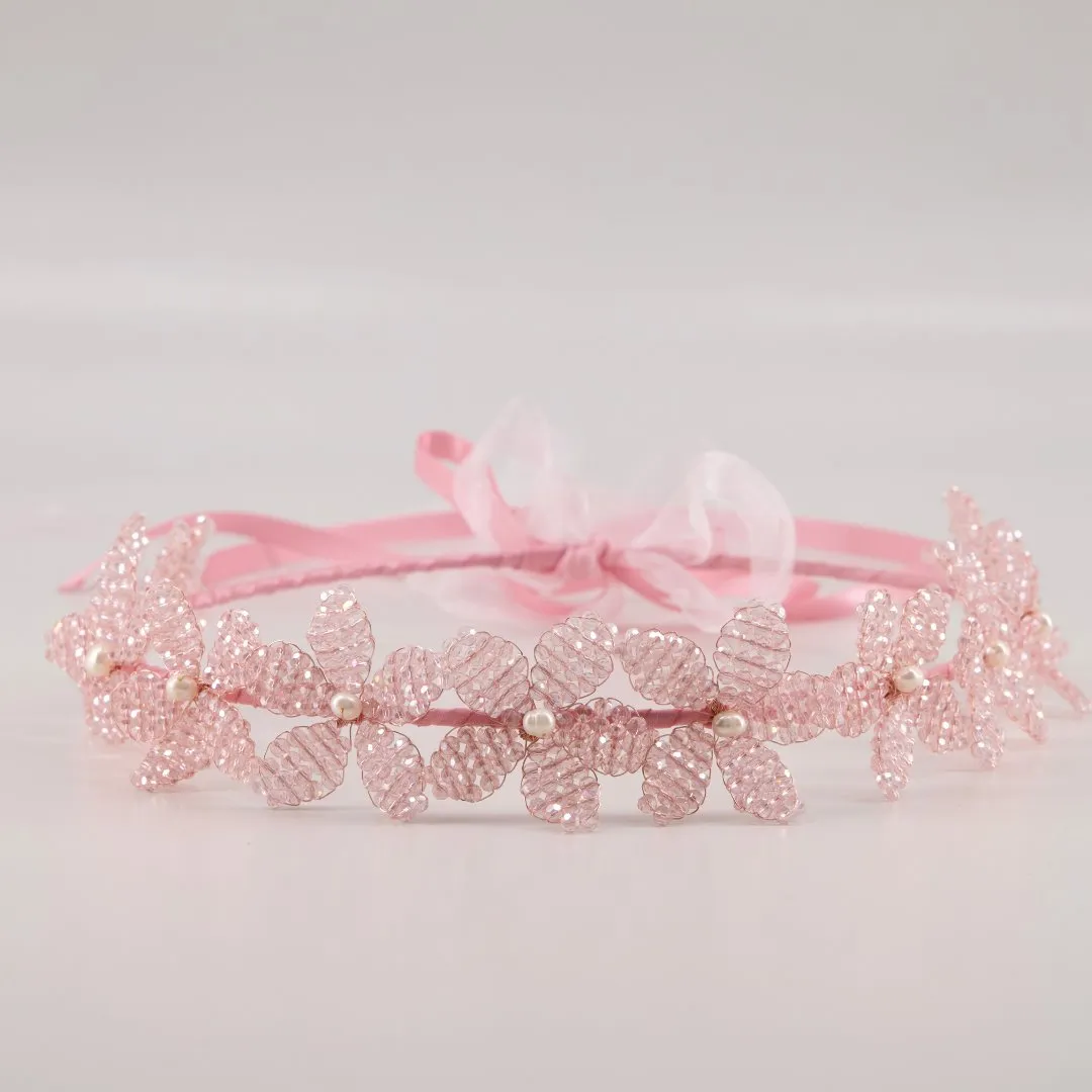 The Parisa Crystal Luxury Flower Hair Garland
