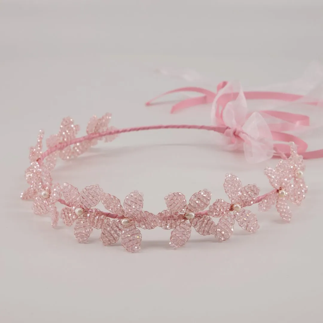 The Parisa Crystal Luxury Flower Hair Garland