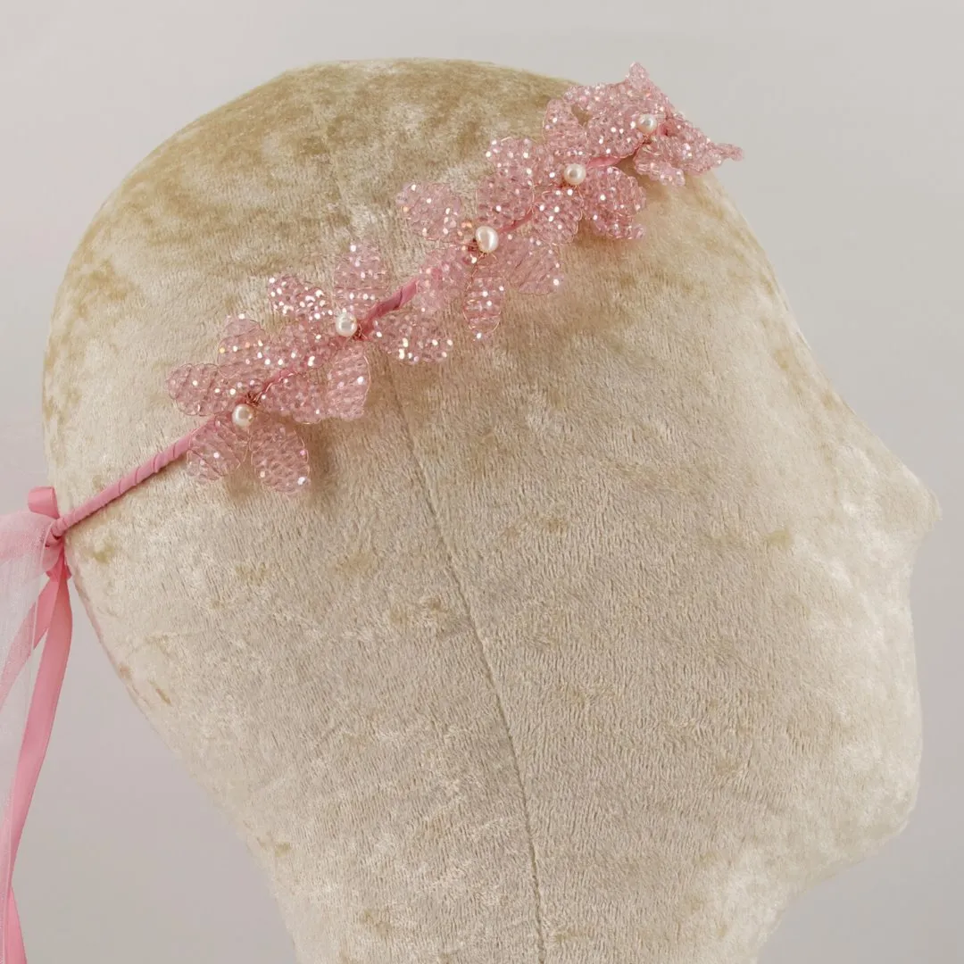 The Parisa Crystal Luxury Flower Hair Garland
