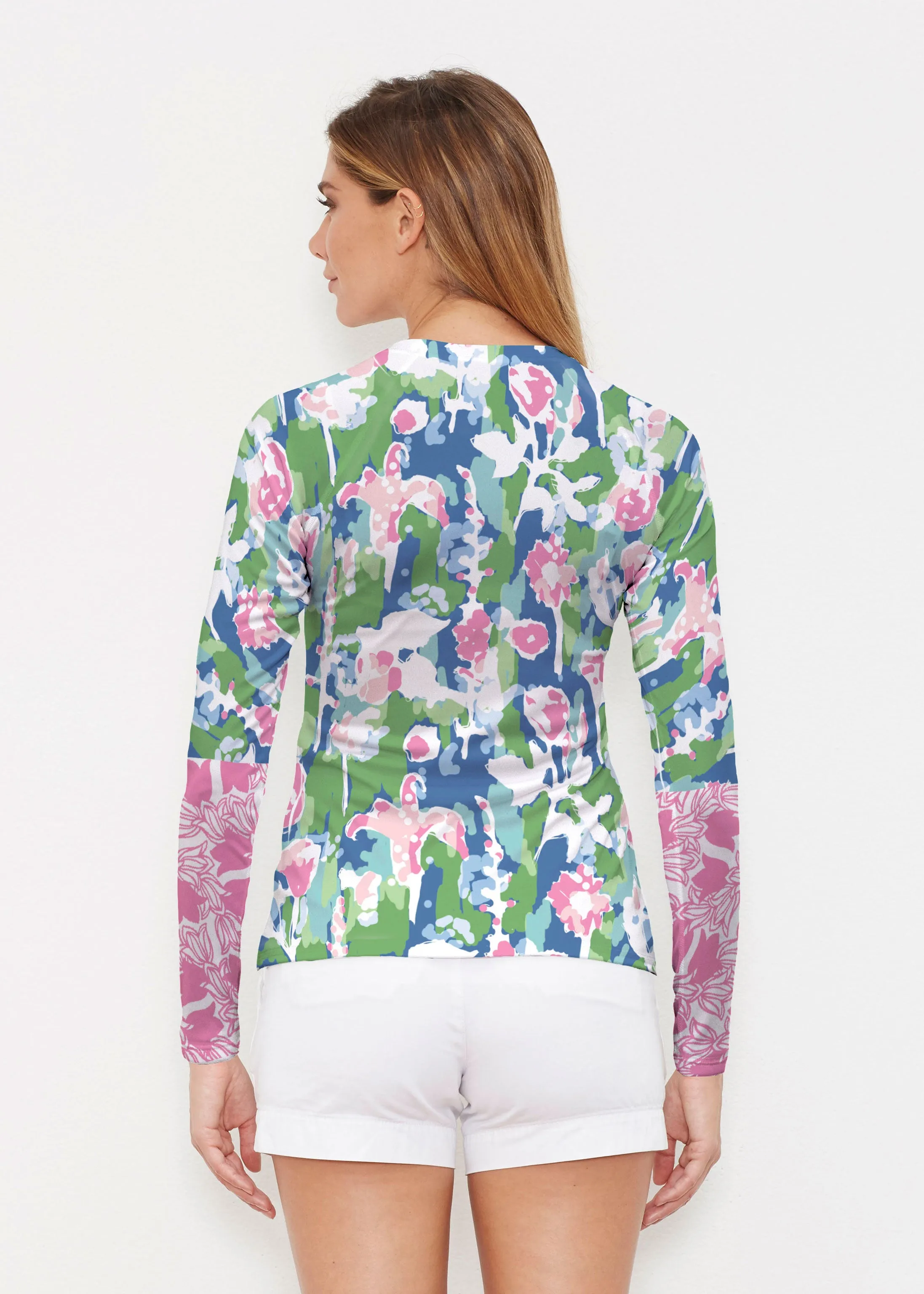 Tiptoe Tulips (20416) ~ Long Sleeve Rash Guard