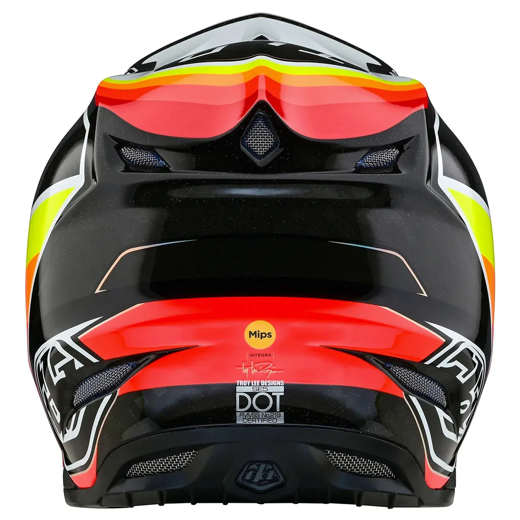 TLD - SE5 Carbon Reverb Black/Sunset Helmet