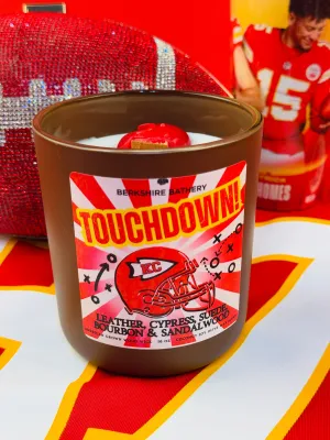 TOUCHDOWN! | Boozy   Woodsy - 16oz Wood Wick Candle