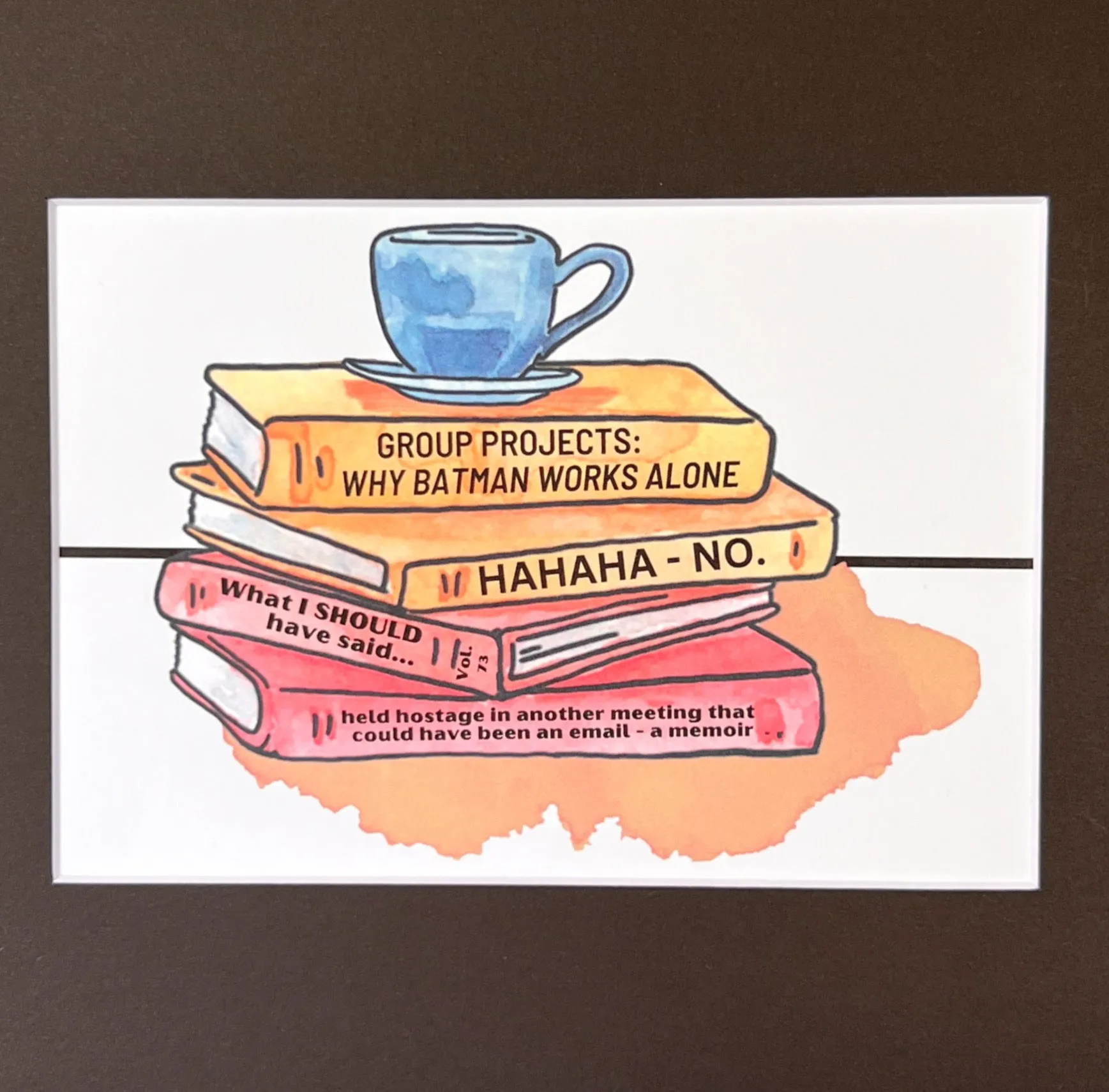 true life bookshelf print 2 - business books