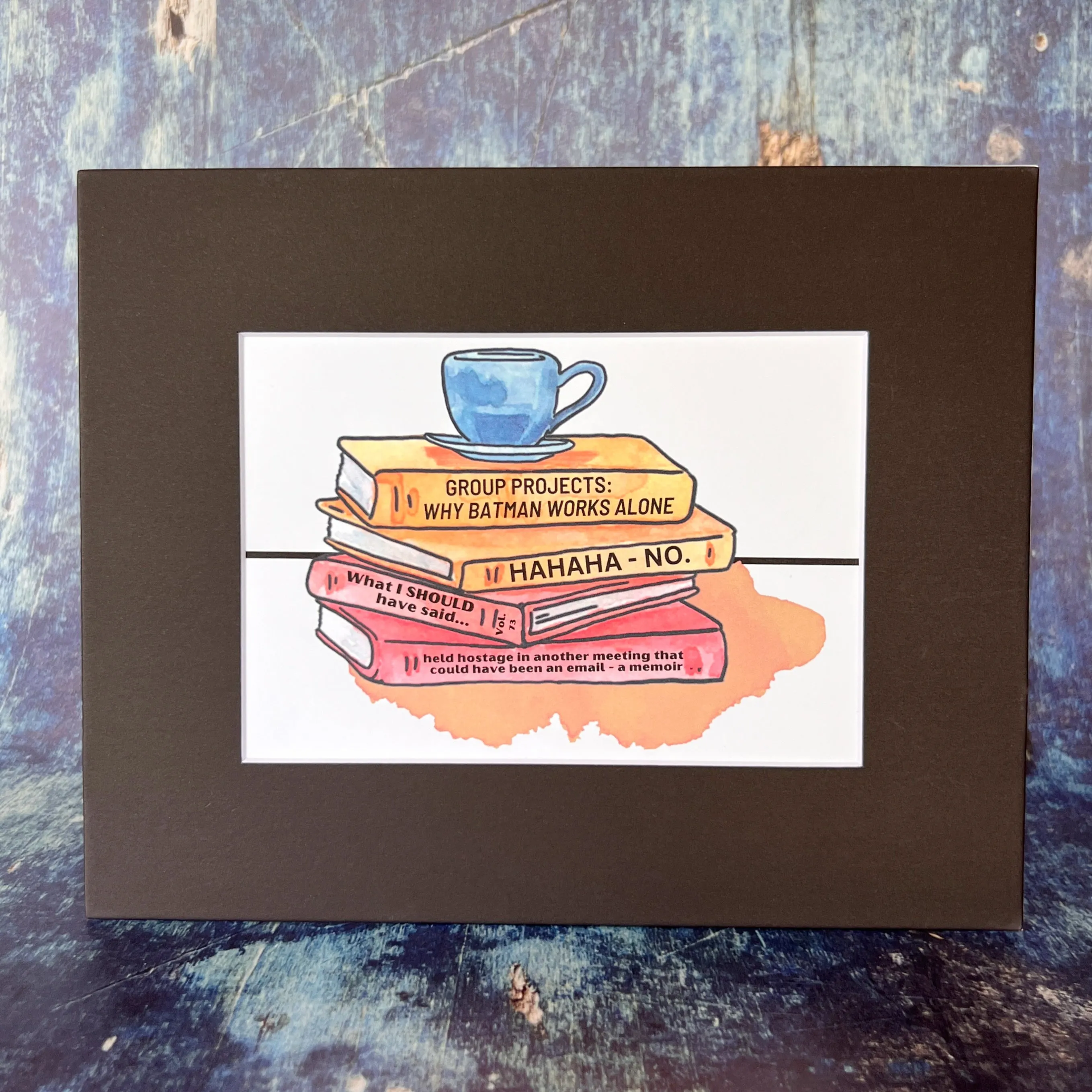 true life bookshelf print 2 - business books