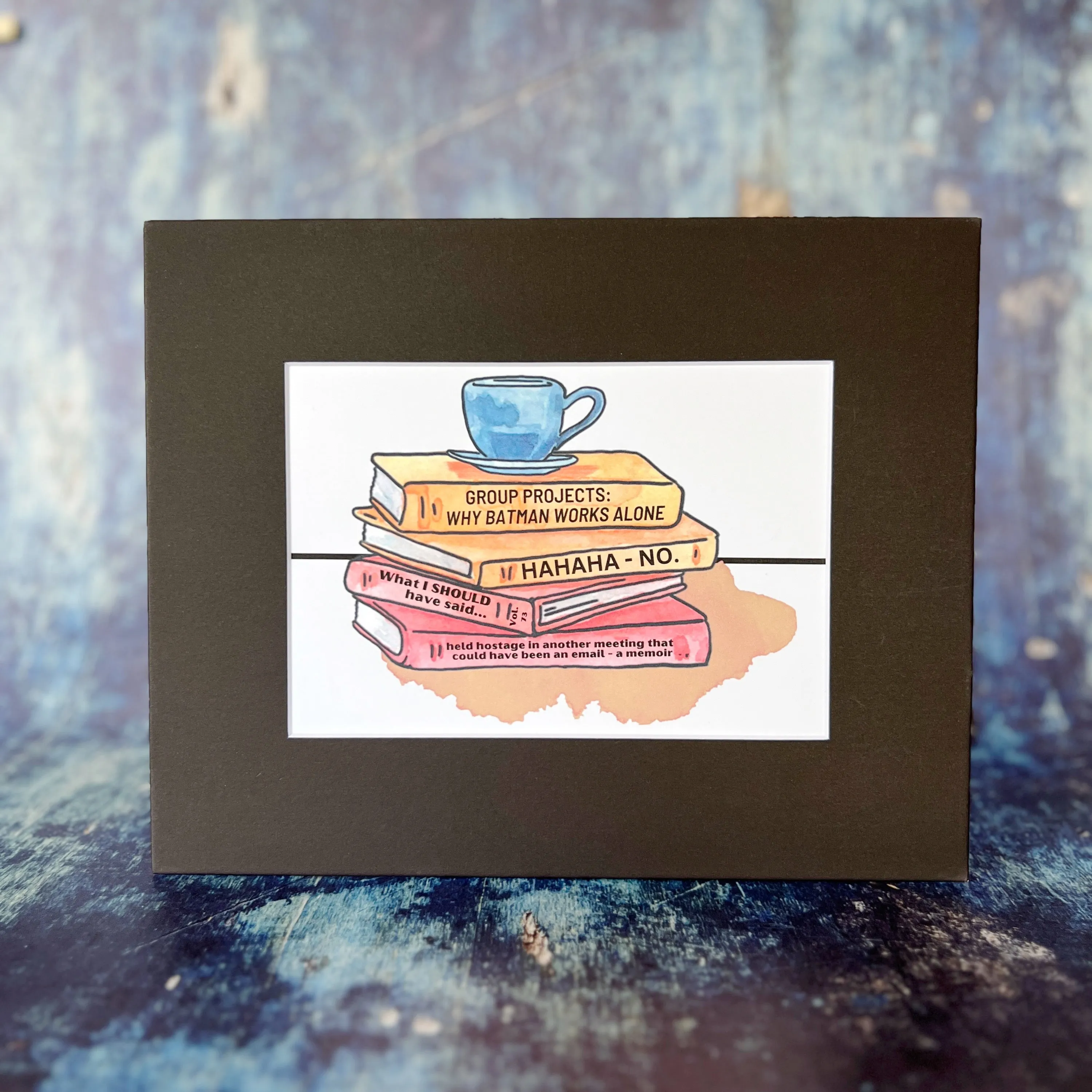 true life bookshelf print 2 - business books