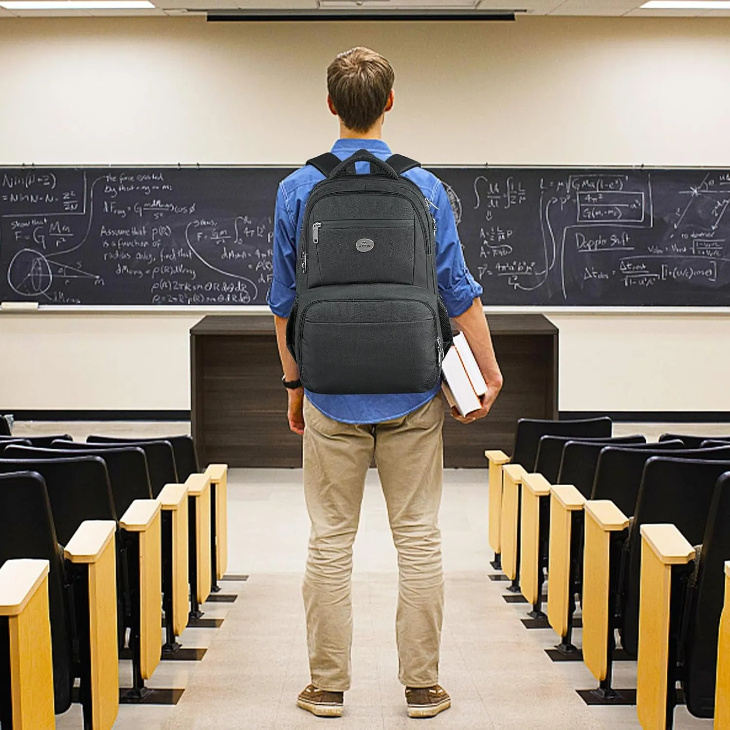 TSA Travel Backpack with Lunch Box Compartment, 17" Laptop Backpack