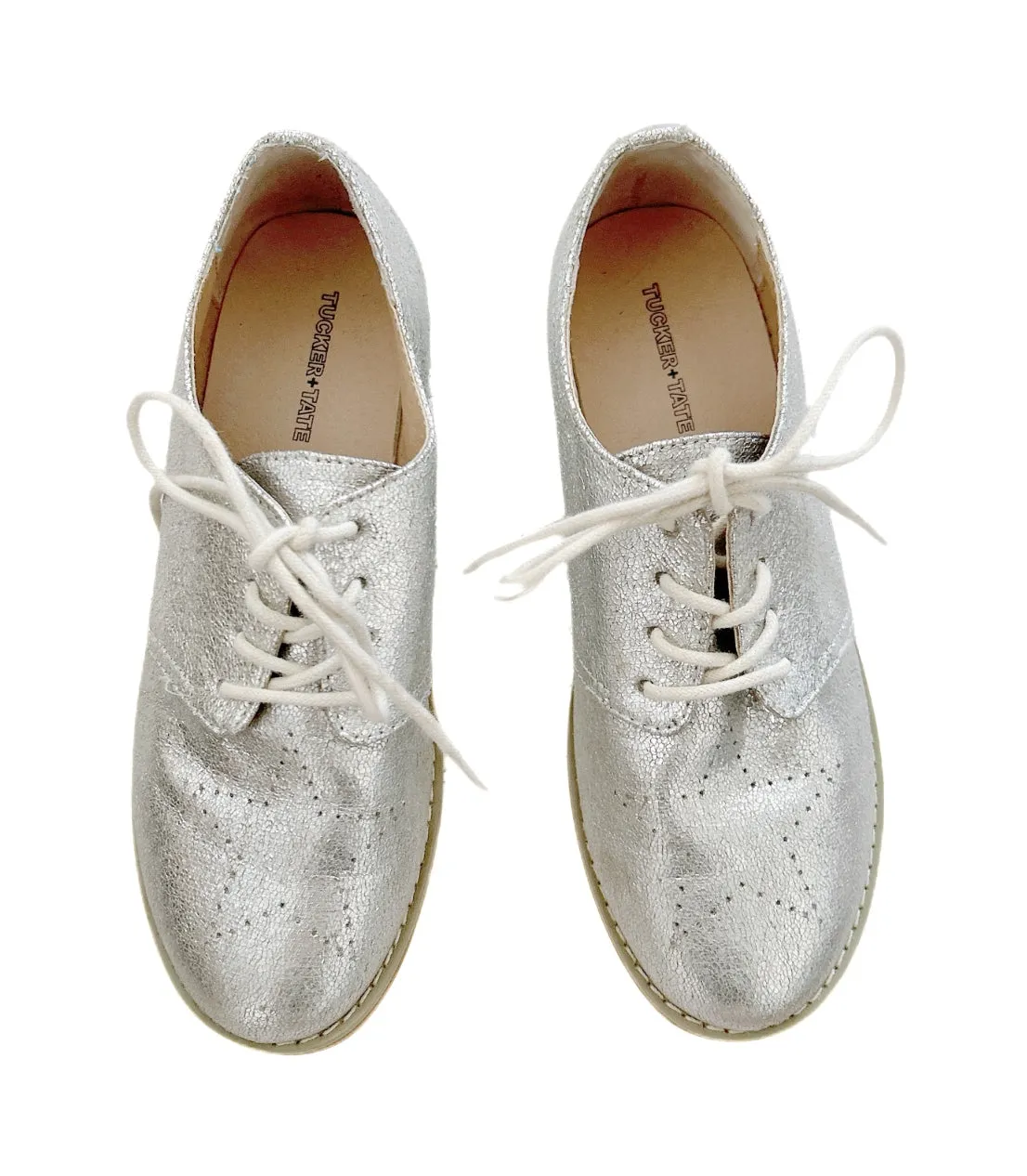 Tucker   Tate silver Oxford shoes size 3