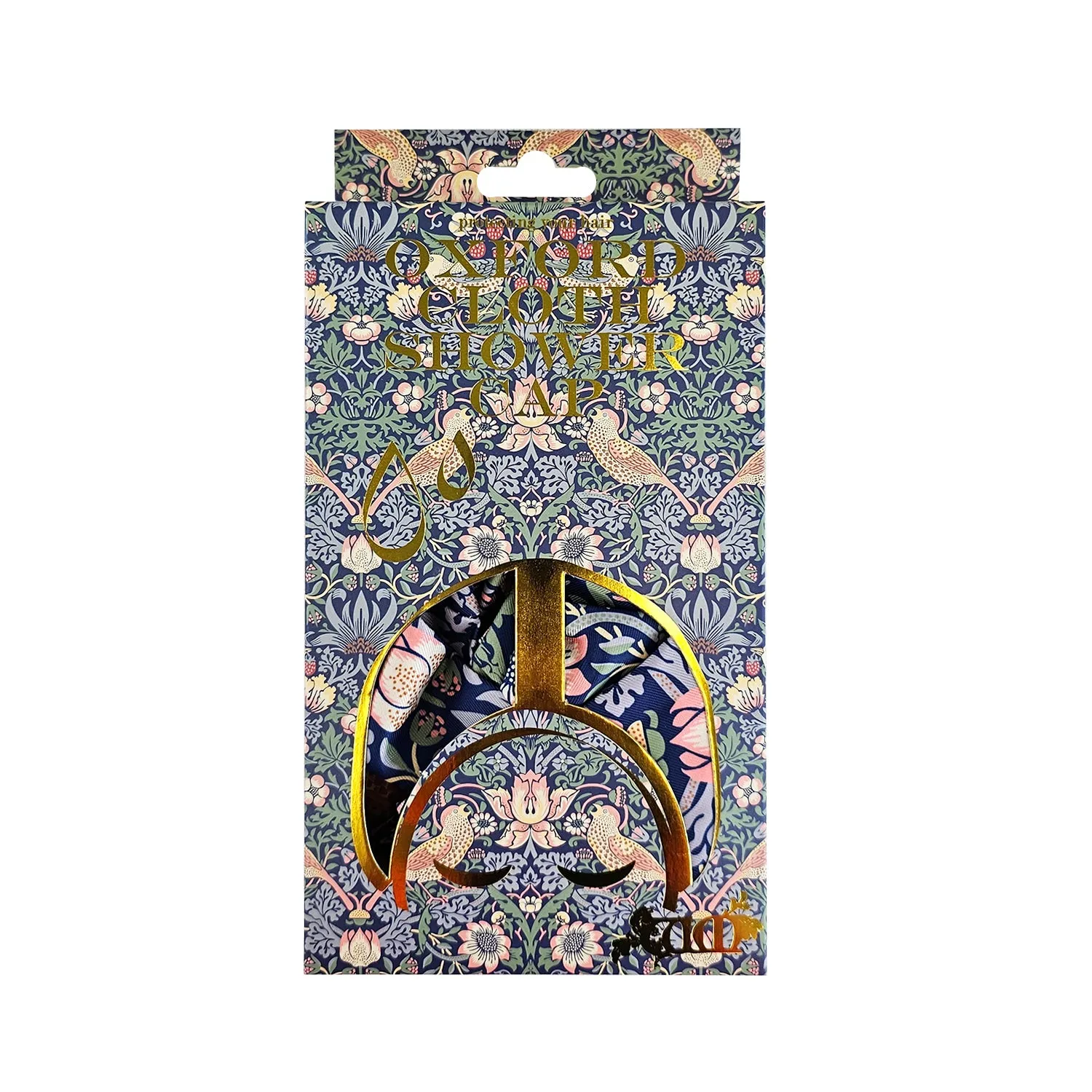 Turban Shower Cap - William Morris Strawberry Thief