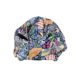 Turban Shower Cap - William Morris Strawberry Thief