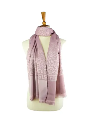 Turkish Scroll Hijab- Mauve