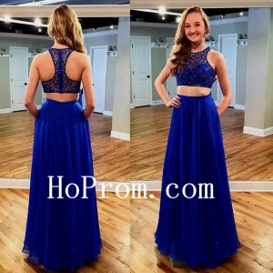Two Piece Prom Dresses,Long Prom Dress,Evening Dress