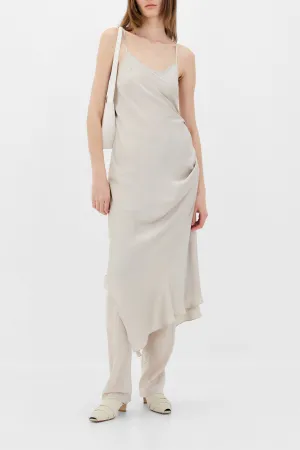 Two-Way Slip Dress in Light Beige