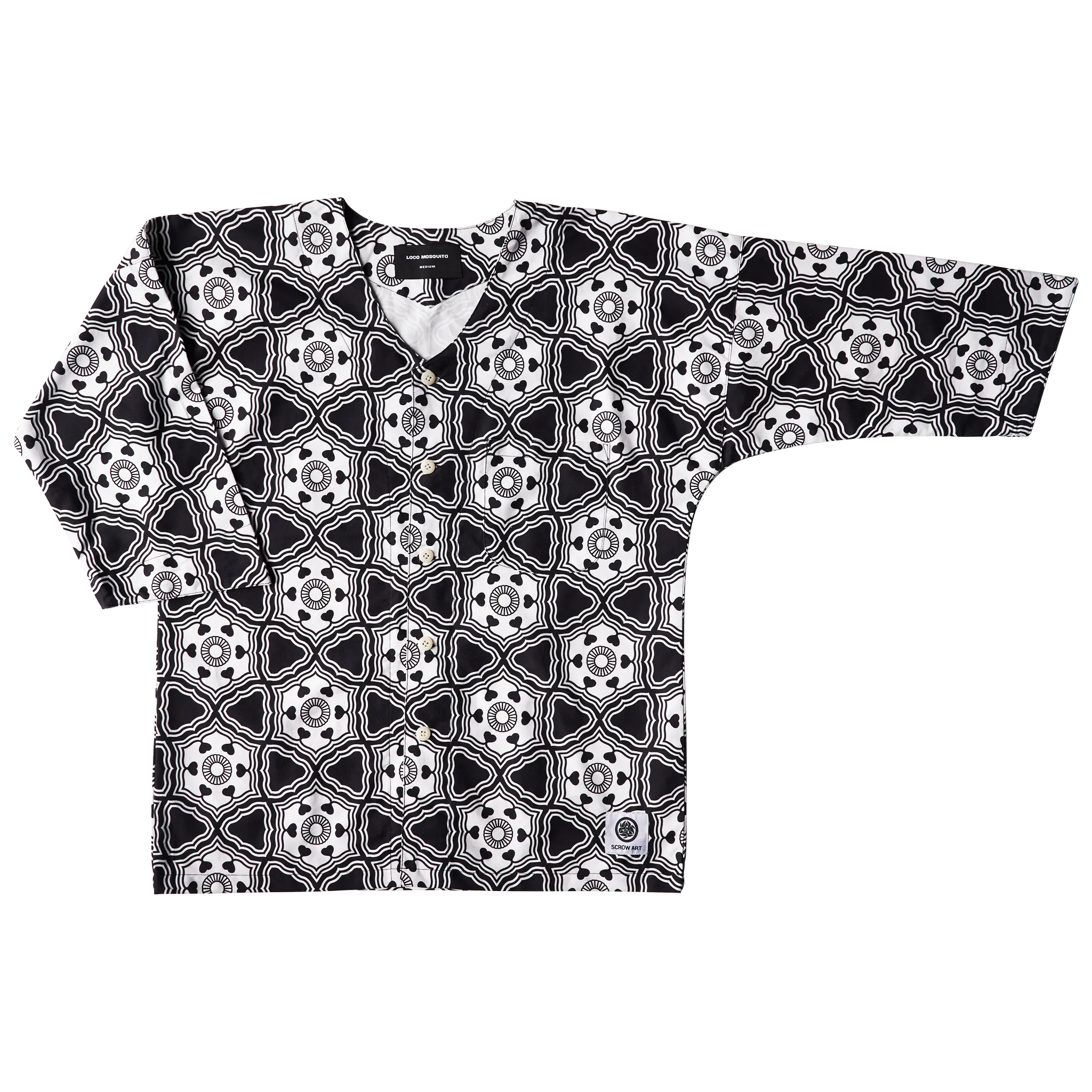 [UNISEX] GOTCH SCROW ART X LOCO MOSQUITO JINJYA TRIBAL SHIRT