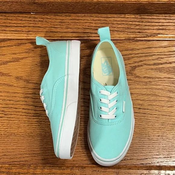 Vans Authentic Elastic Blue Tint True White Shoes