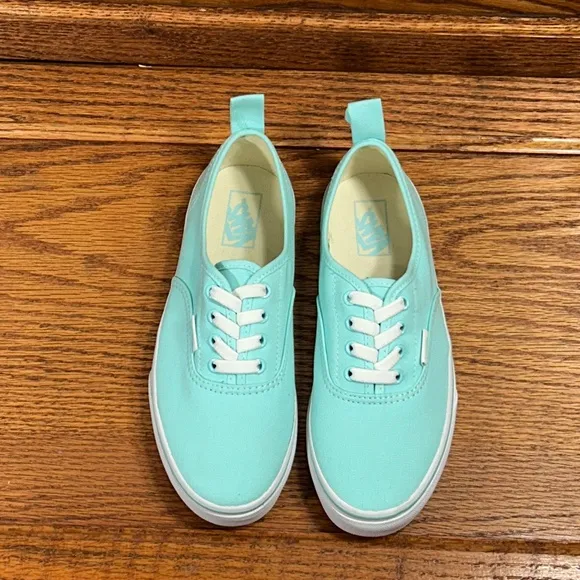 Vans Authentic Elastic Blue Tint True White Shoes