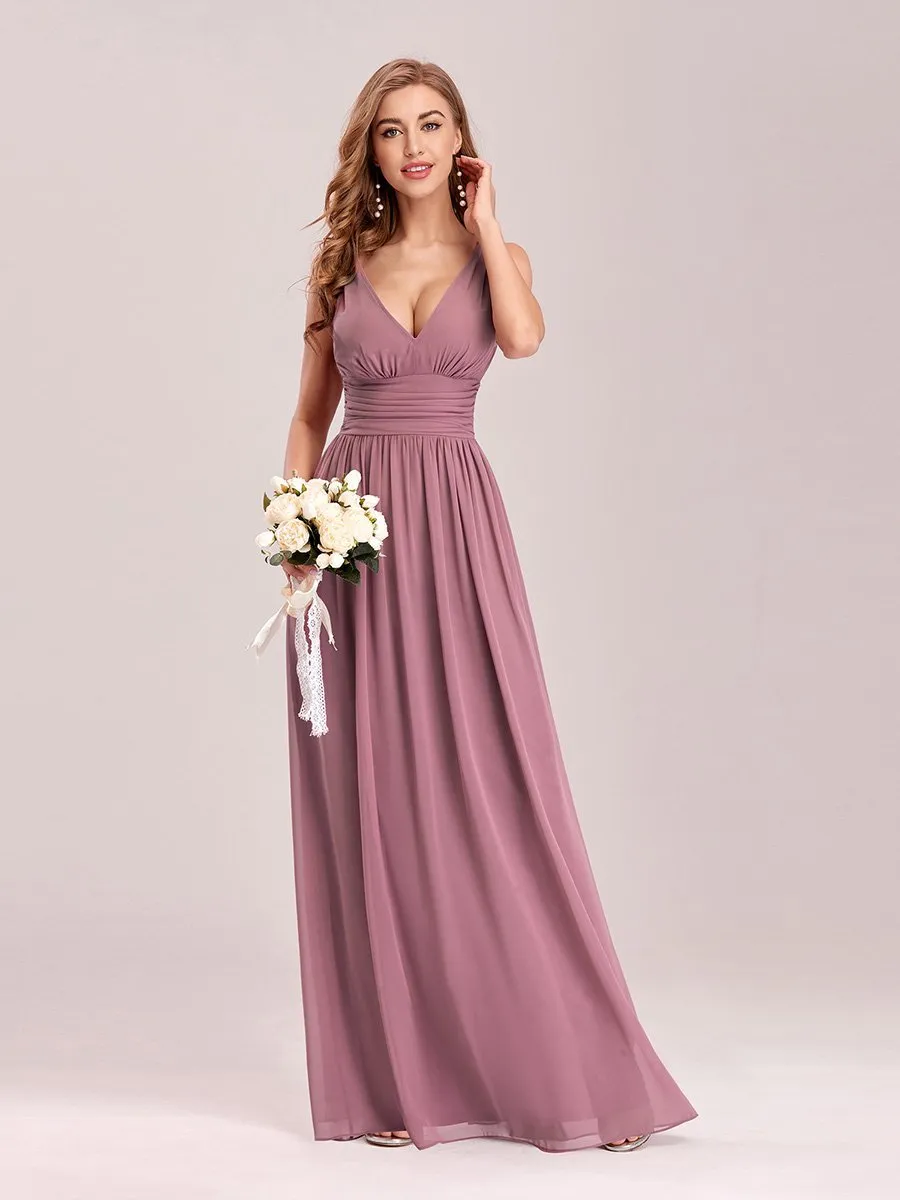 Veda chiffon bridesmaid dress in dusky rose Express NZ wide