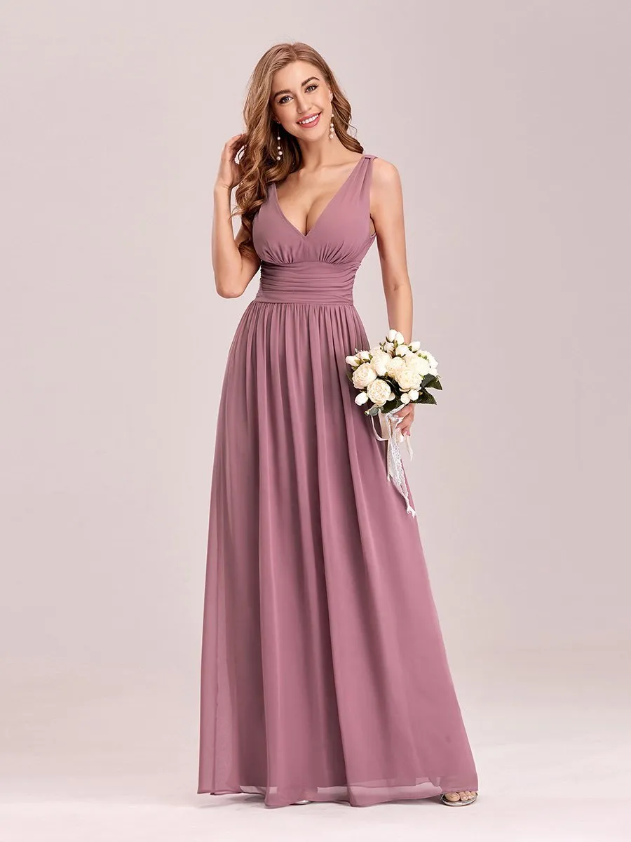 Veda chiffon bridesmaid dress in dusky rose Express NZ wide