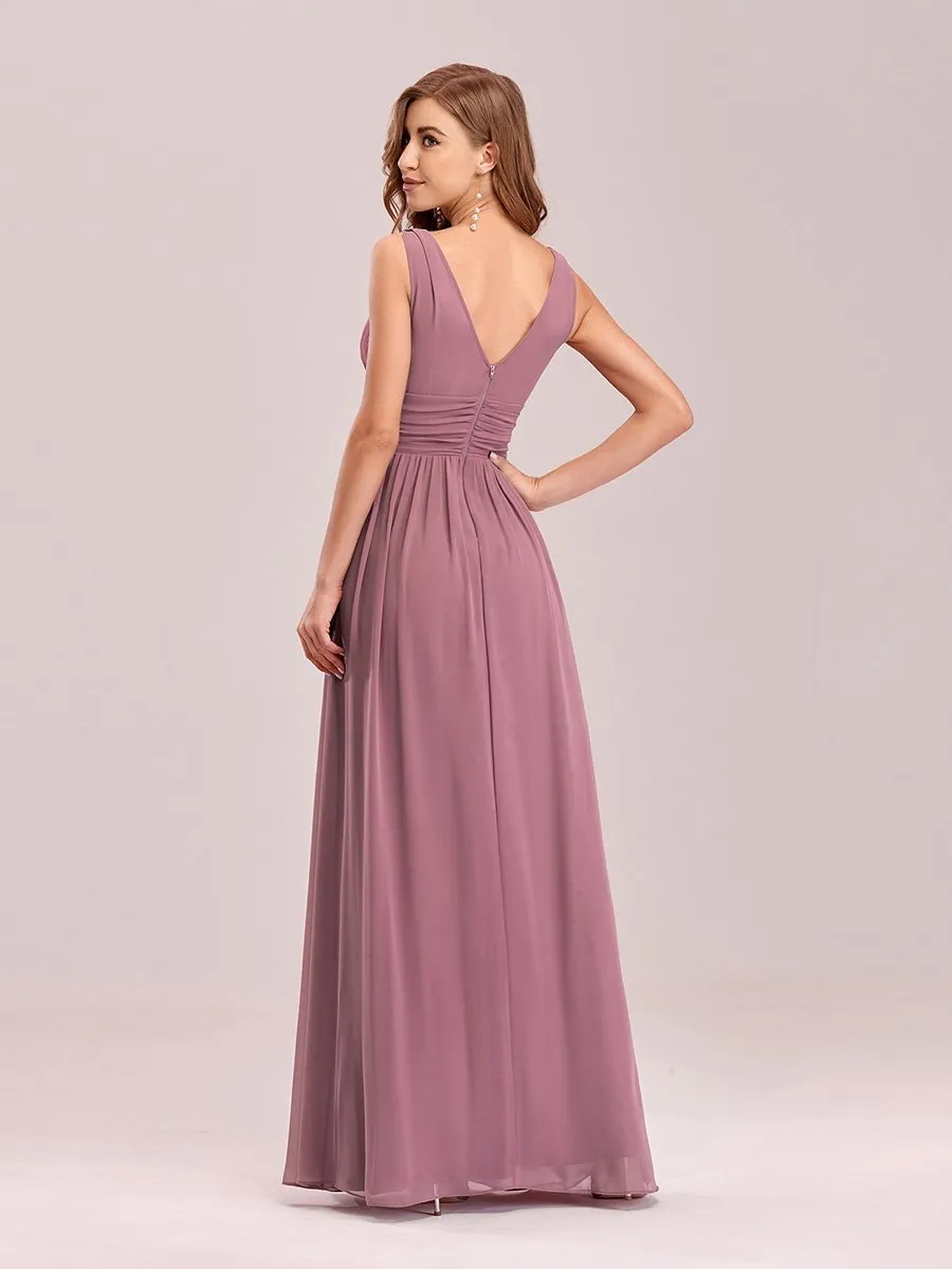 Veda chiffon bridesmaid dress in dusky rose Express NZ wide