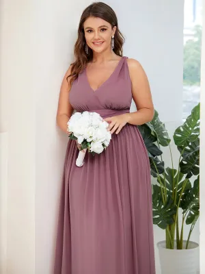 Veda chiffon bridesmaid dress in dusky rose Express NZ wide