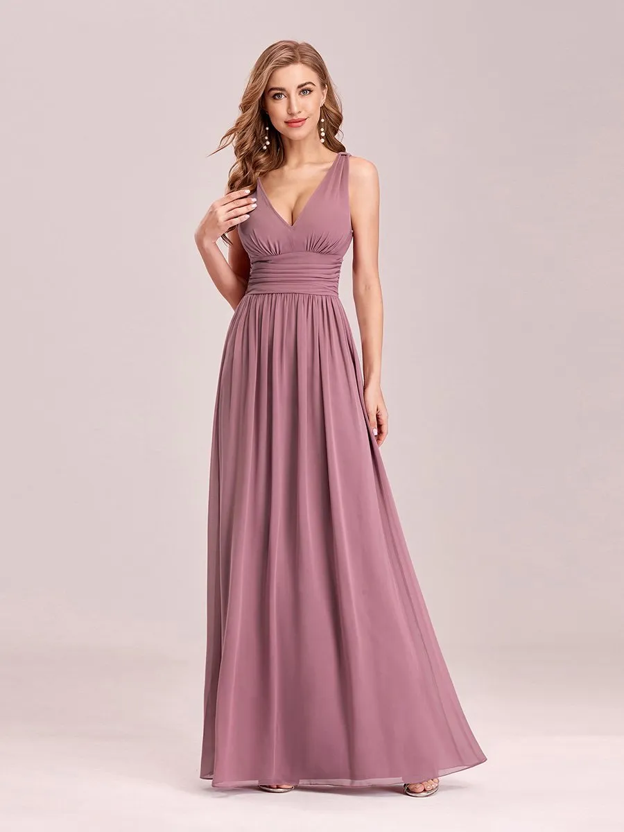 Veda chiffon bridesmaid dress in dusky rose Express NZ wide
