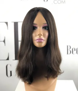 Wavy Hair Skin Top Wig