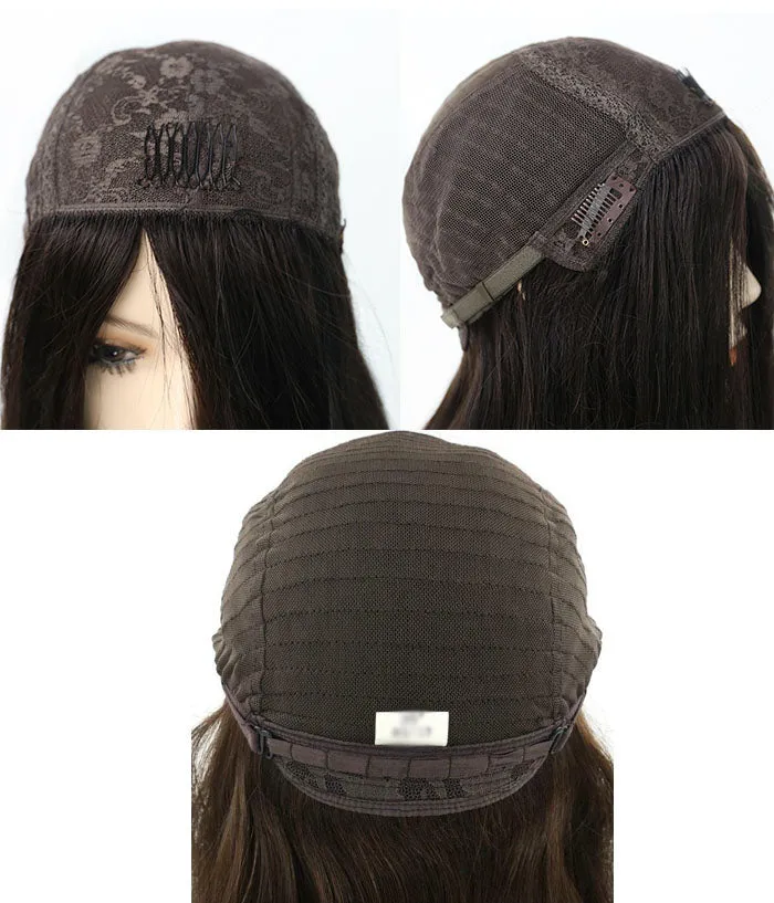 Wavy Hair Skin Top Wig