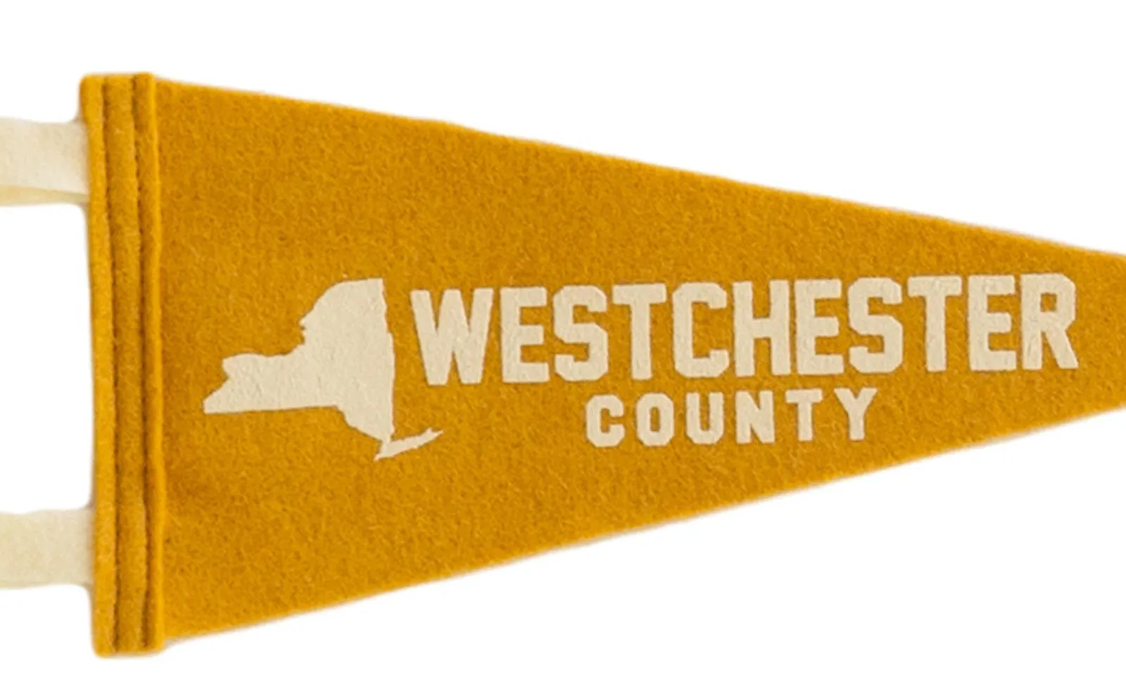 Westchester County Old Gold Felt Pennant