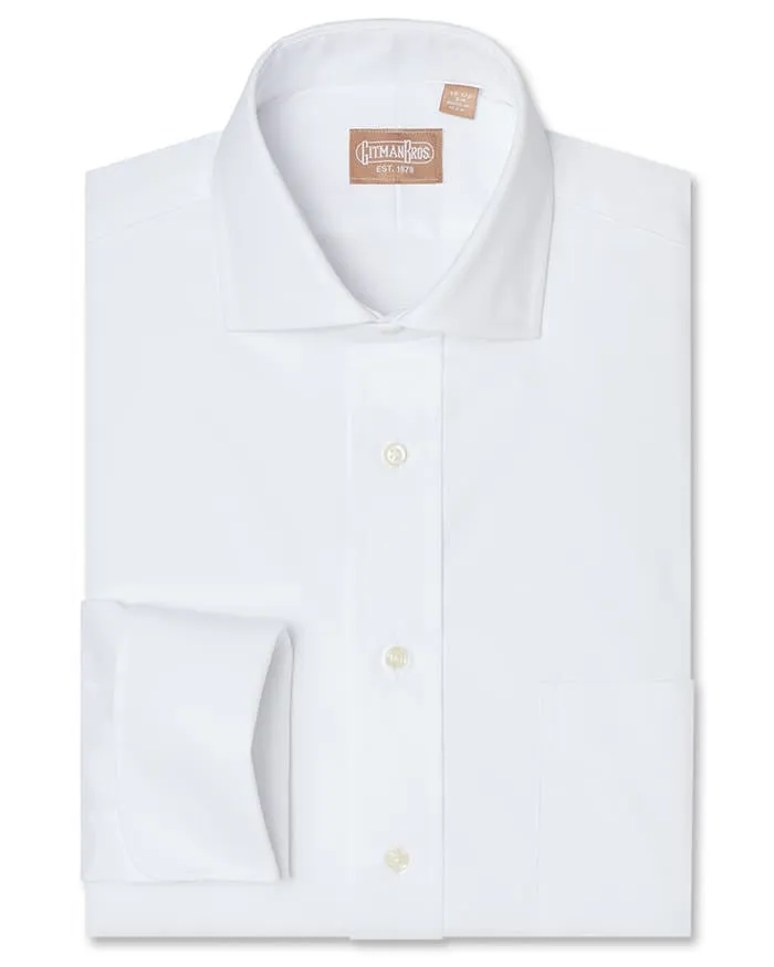 Widespread Pinpoint French Cuff White - Tailored