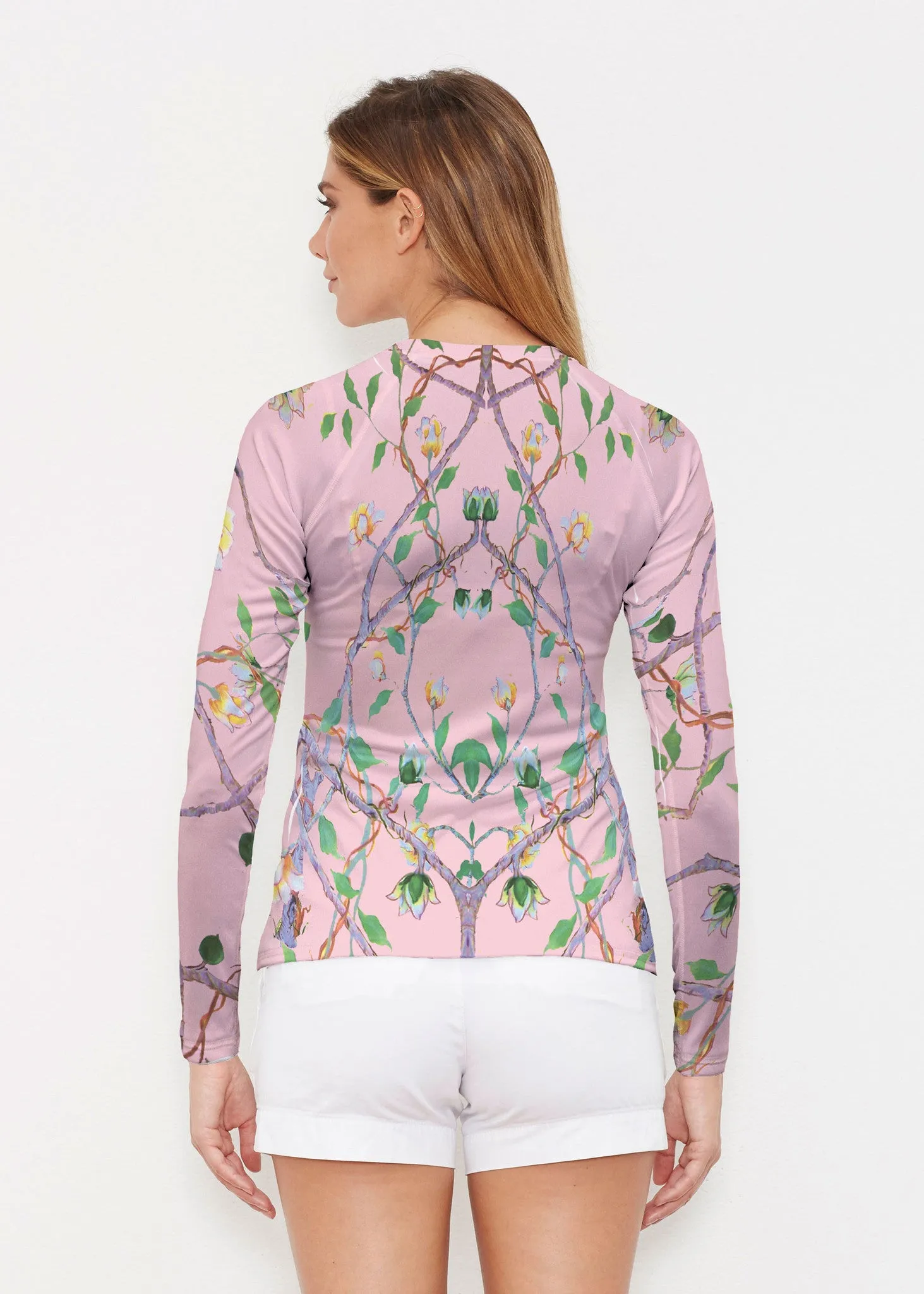 Wildwood Pink (19121) ~ Long Sleeve Rash Guard
