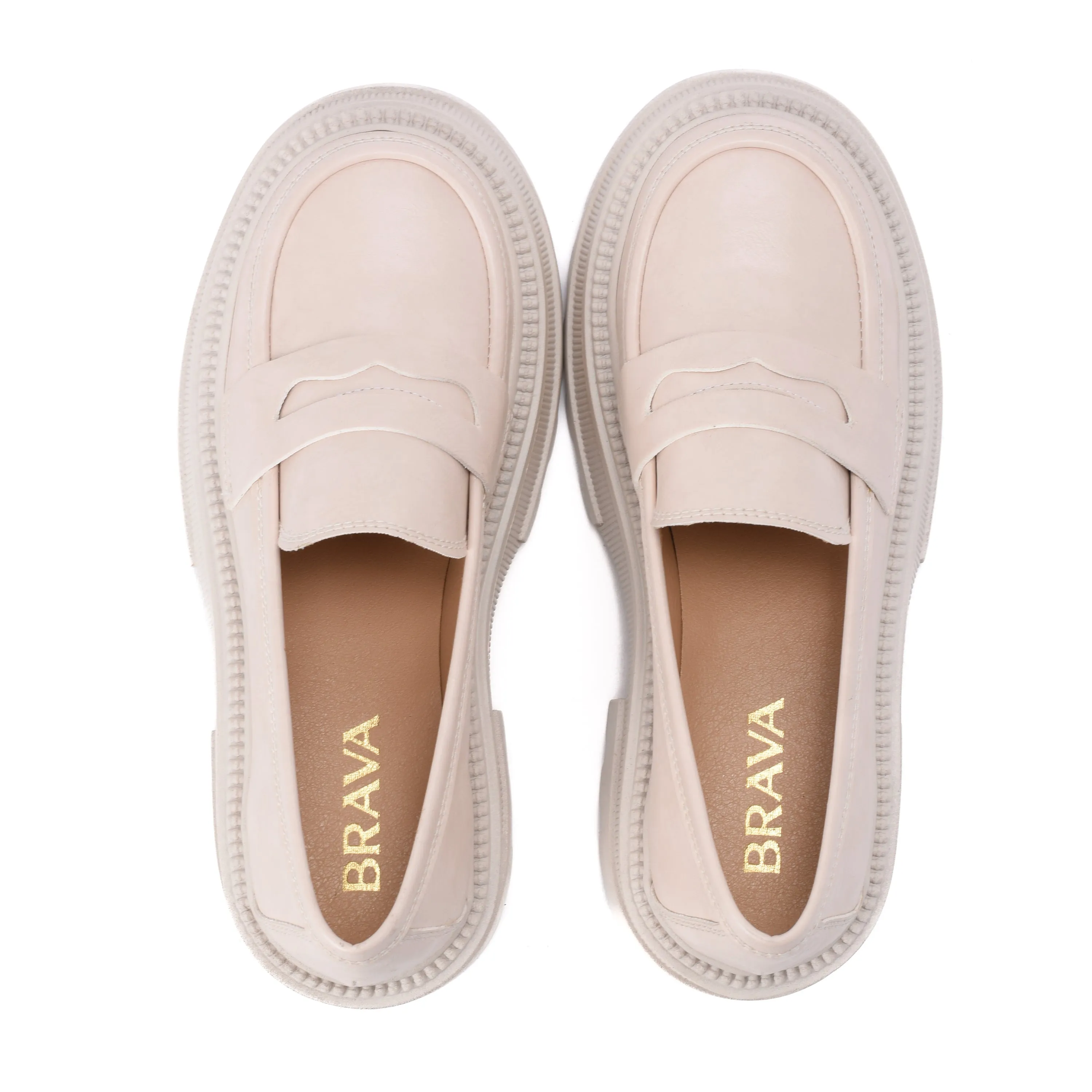 Women Beige Chunky College