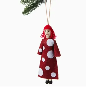 Yayaoi Kusama Felted Ornament