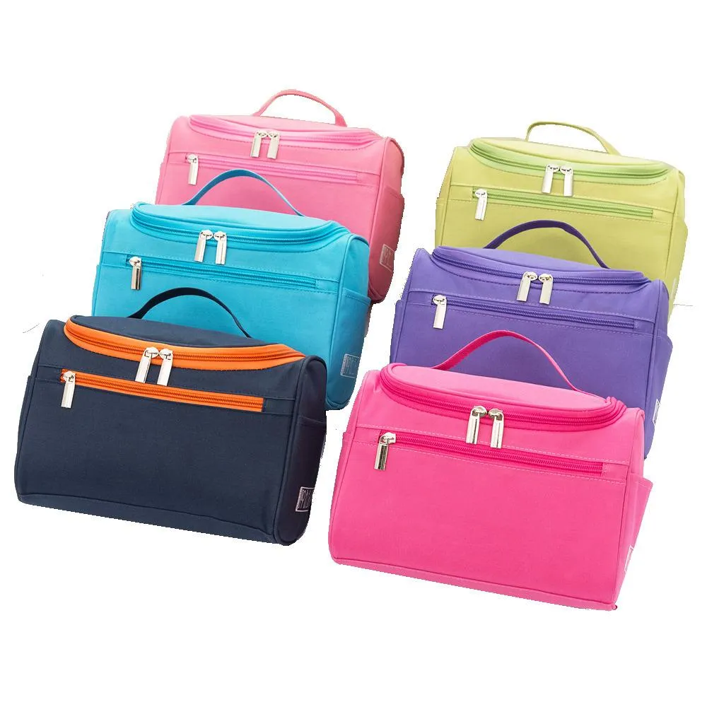 Zippered Oxford Cloth Toiletry Bag
