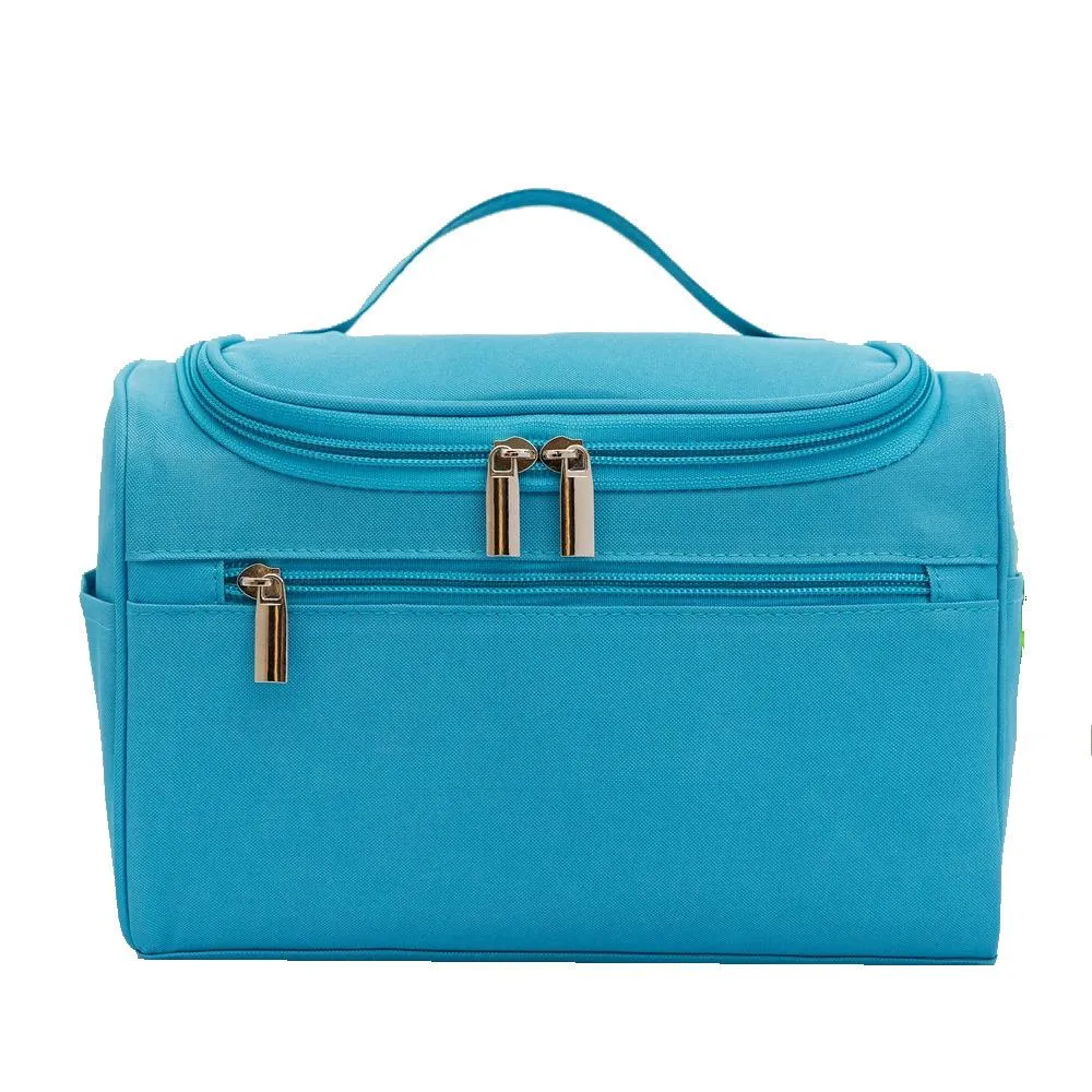 Zippered Oxford Cloth Toiletry Bag