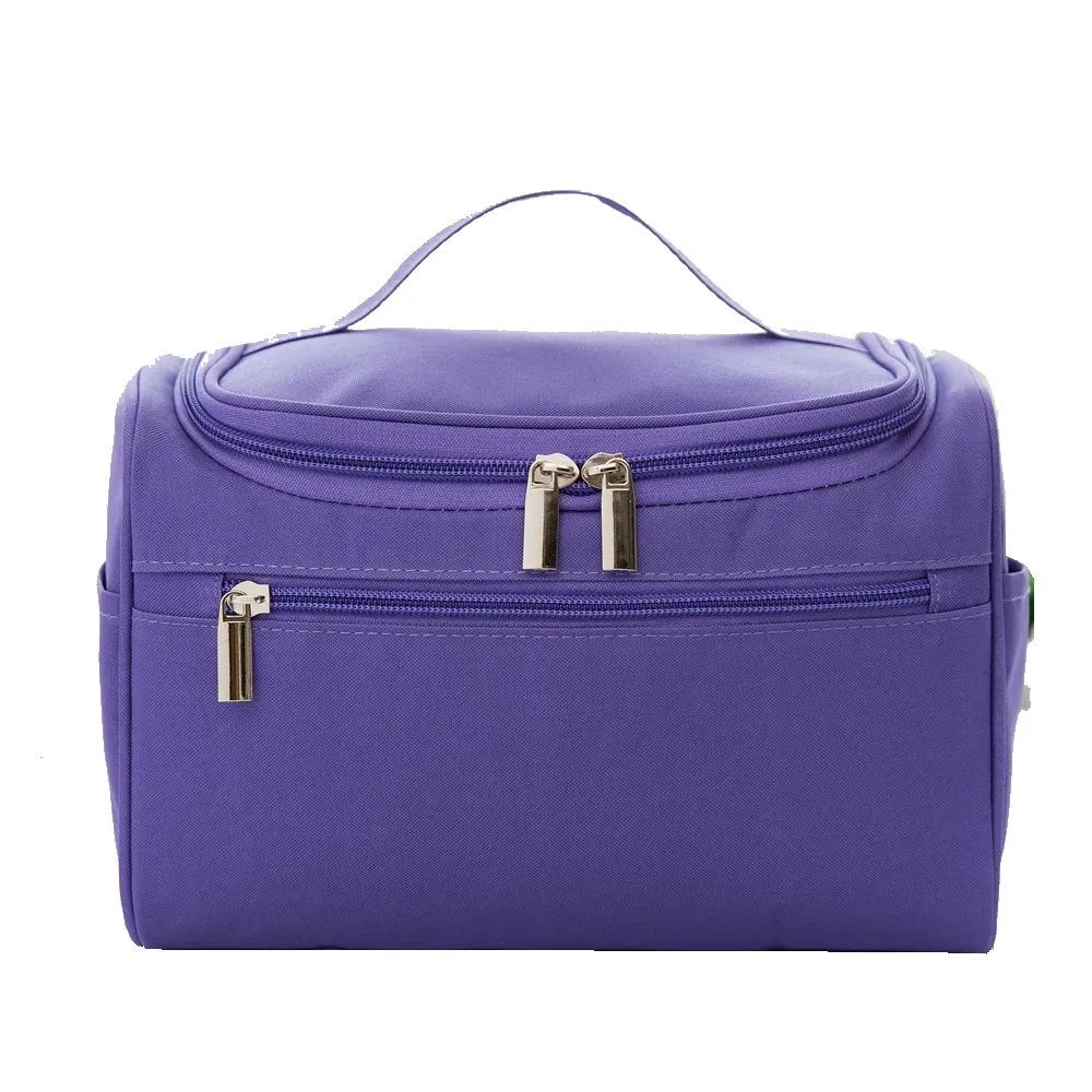 Zippered Oxford Cloth Toiletry Bag