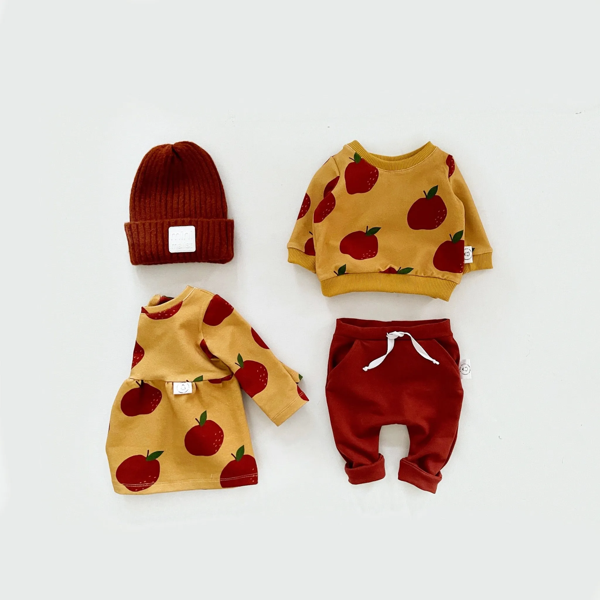 “Zoe” dress with Apples