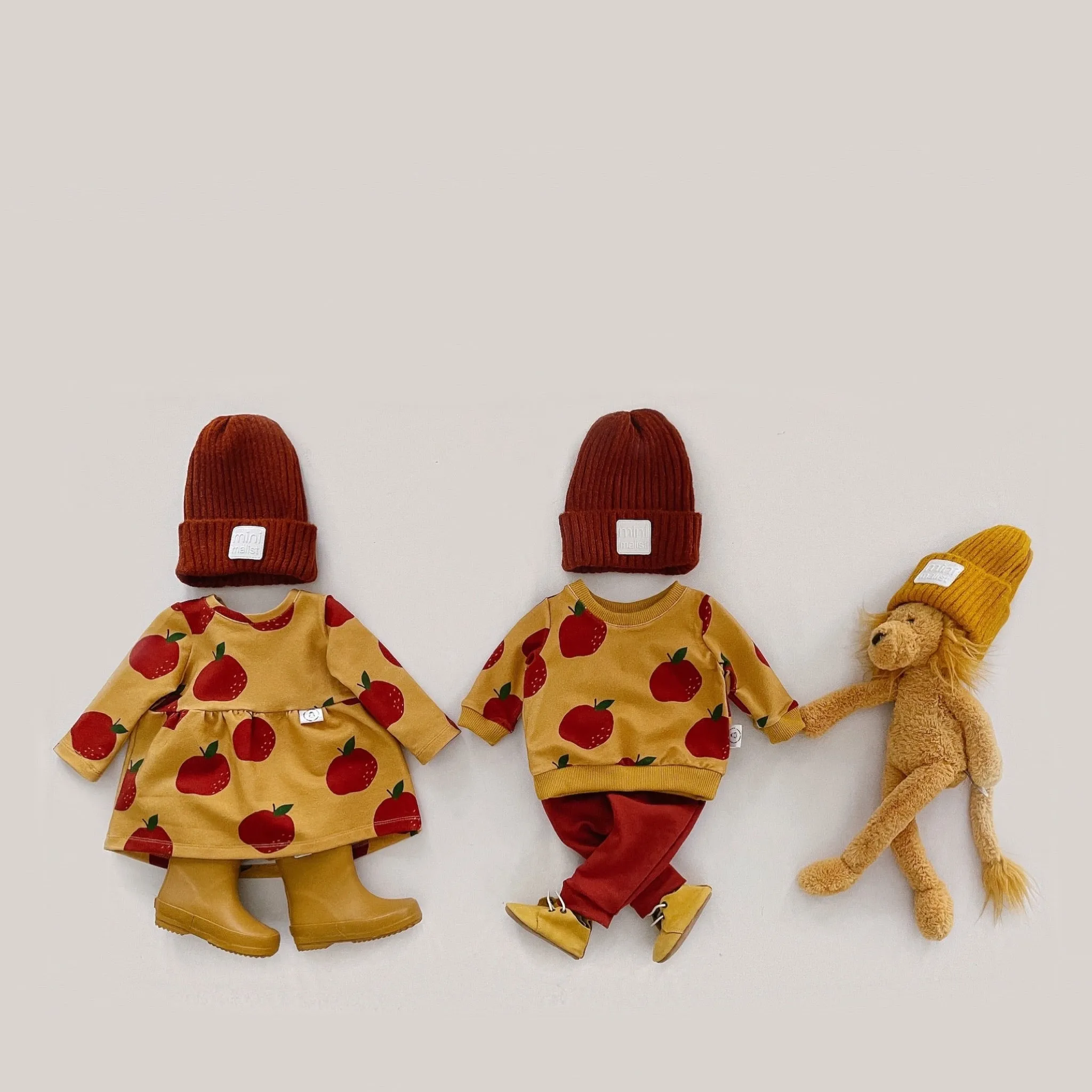 “Zoe” dress with Apples